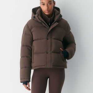 Aritzia Brown Super Puffer Jacket